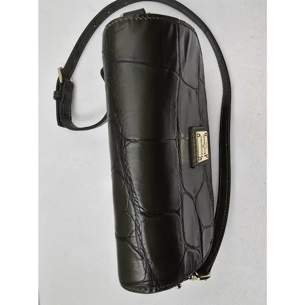 DOONEY & BOURKE Denison SADDLE FLAP Leather Crossbody Olive Green $358